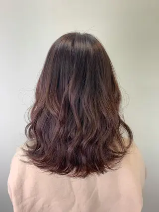 セミロング カラー 🤍🐰韓国ヘア/ レイヤー🤍菅原麻里のヘアスタイル