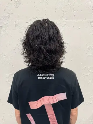 ミディアム パーマ メンズ 💈メンズ特化💈 TASUKUのヘアスタイル