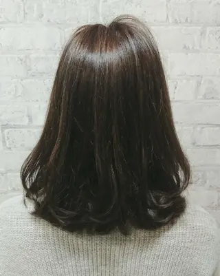 ミディアム カラー ヘアアレンジ 秋山 幸太のヘアスタイル