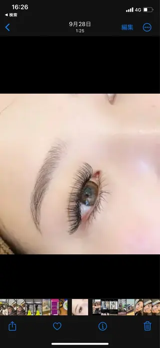 マツエク・マツパ lush&blow 　JIJI所属・lush &blow JIJIのマツエク・マツパデザイン