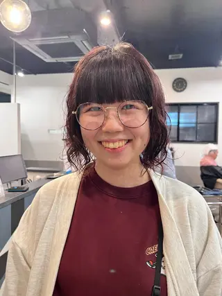 ミディアム パーマ dogstar小林諒 レイヤー/パーマのヘアスタイル