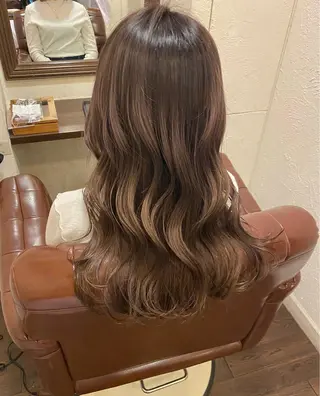 ロング カラー shiori ❤︎ /透明感カラーのヘアスタイル