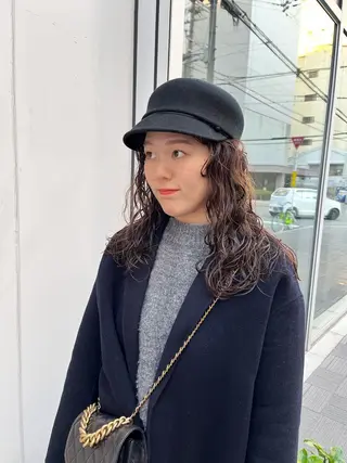 ロング カラー パーマ ショート/パーマ/ カラー/FUKOのヘアスタイル