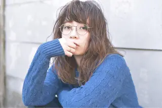 ミディアム セミロング ロング カラー パーマ 透明感カラー× レイヤーカット✨高梨のヘアスタイル