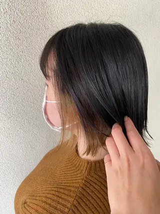 ショート カラー 艶髪✨髪質改善カラー 楠本浩子のヘアスタイル