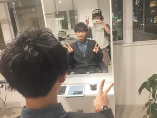 パーマ メンズ BABY 艶髪暗髪ヘア💖達人のヘアスタイル