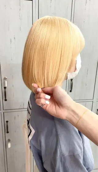 ミディアム ❄️💛エクステ ブリーチ❄️yukiのヘアスタイル