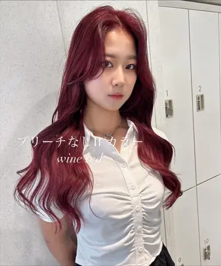 ロング カラー 🤍YUKI 韓国 艶髪 🤍のヘアスタイル