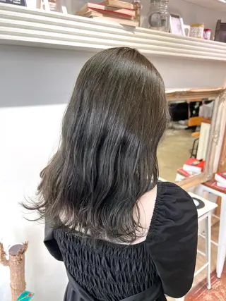 セミロング カラー ヘアアレンジ 大宮/山口 竣也のヘアスタイル