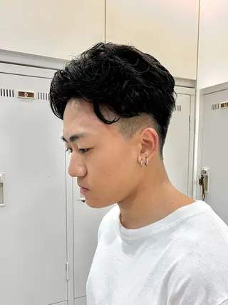 パーマ メンズ 🩵波巻き/ツイスパ HARU💎のヘアスタイル