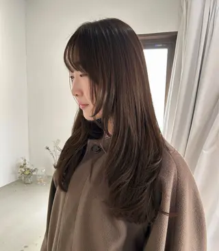 ロング カラー ヘアアレンジ 🎀suzuna 透明感colorのヘアスタイル