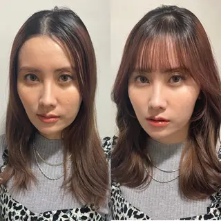 セミロング 髪質改善クロスパーマ モリオカ モエ💫のその他イメージ