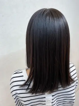 ミディアム カラー 岡本 拓朗のヘアスタイル