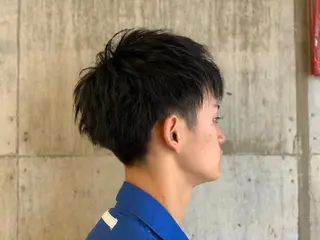 メンズ ツイスパ・波巻き 🩵片平和香奈のヘアスタイル