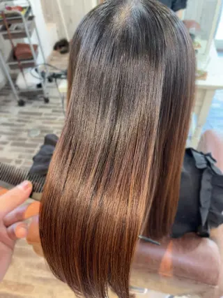 セミロング 柏原 輝明のヘアスタイル