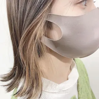 ミディアム 髪質改善色素改善特化 keiのヘアスタイル