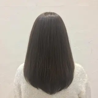 ミディアム カラー 顔周りカット/アレン ジ/カラー小野寺紗良のヘアスタイル