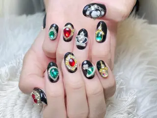 ショート ネイルプリンセス所属・princess 木戸　唯のネイルデザイン