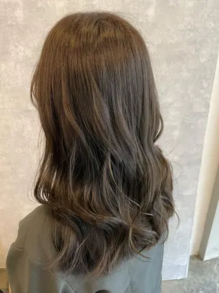 ロング カラー 艶カラー 藤澤さくらのマツエク・マツパデザイン