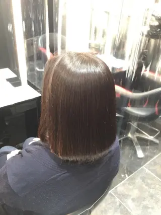 ミディアム カラー Annon プライベートサロンのヘアスタイル