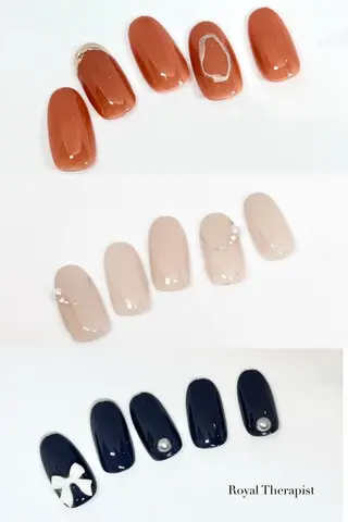 ネイル 【尾下】 ロイヤル•セラピストのネイルデザイン