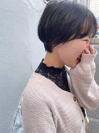 ショート さの あやねのヘアスタイル