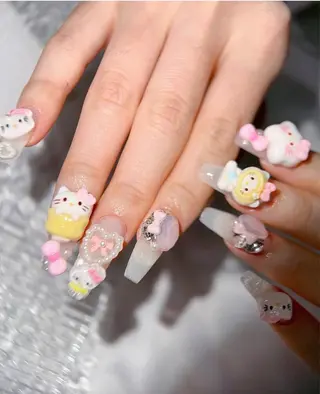 ネイル Lina所属・MeiMei Nail モデル募集のネイルデザイン