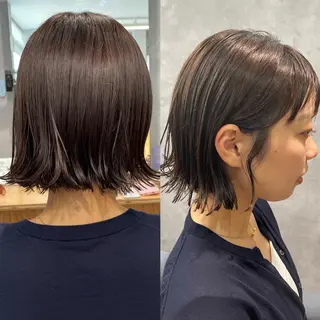 ショート カラー 黒岩 梨沙のヘアスタイル