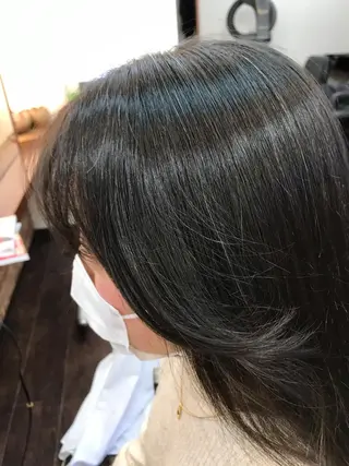 ロング パーマ 桧山 真のヘアスタイル