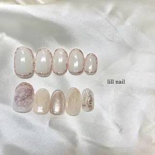 ミディアム pllia beautyのネイルデザイン