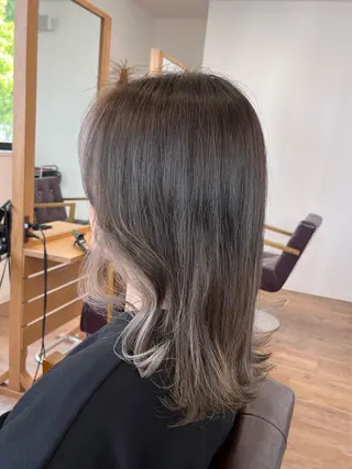 ミディアム カラー KIZU 髪質改善 オカルト怪談のヘアスタイル