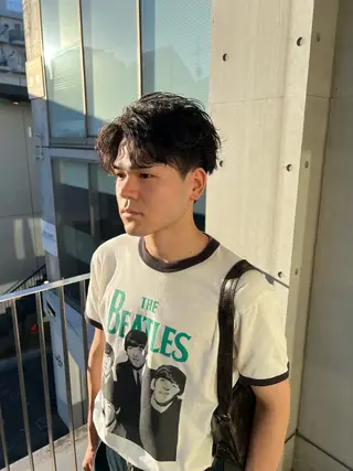 ショート パーマ メンズ Tycann(タイカーン)所属・今泉 友希のヘアスタイル