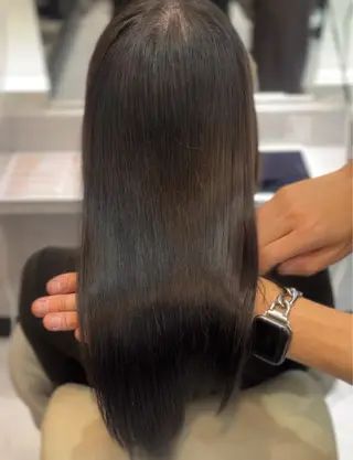 ロング カラー ヘアアレンジ 韓国ヘア/髪質改善 TAKAHIROのヘアスタイル