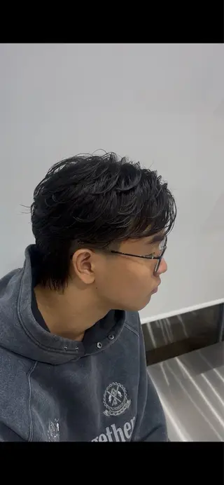 パーマ メンズ 夏果⭐︎fifth 天神 海外風パーマのヘアスタイル