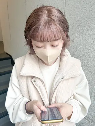 ショート カラー カラーパティシエ facce🌼ikoのヘアスタイル