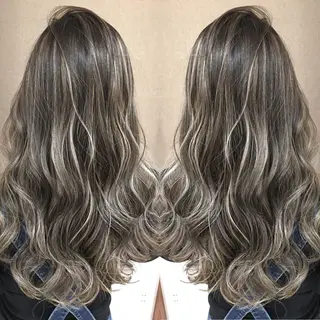 ロング カラー 井上 一平のヘアスタイル