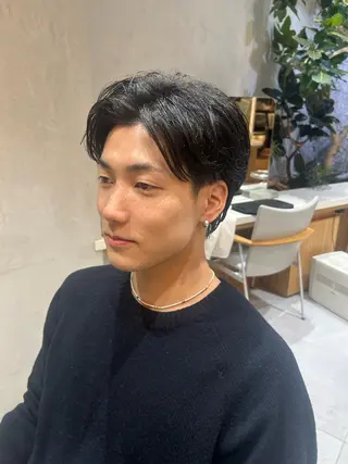 メンズ three.北浜所属・前竹 那生のヘアスタイル