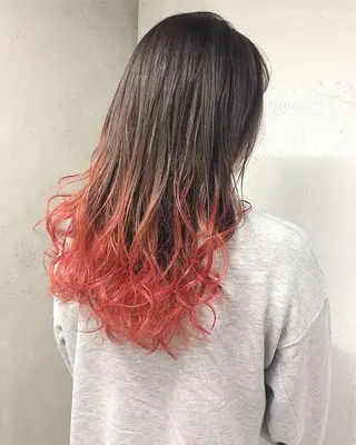 ロング カラー ヘアアレンジ 【池袋/スパイキー ショート】ⓝⓘⓜⓤのヘアスタイル