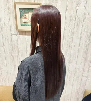 ロング カラー 髪質改善 すずきひじりのヘアスタイル