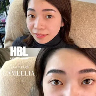 アイブロウ CAMELLIA カメリアのマツエク・マツパデザイン