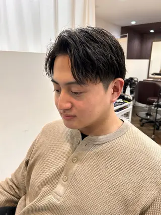 メンズ Grandoll  Luxe所属・ボブ/ショート/小倉 ✂中尾吏穏のヘアスタイル