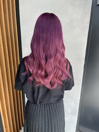 セミロング 濱川響太レディース カットモデルのヘアスタイル