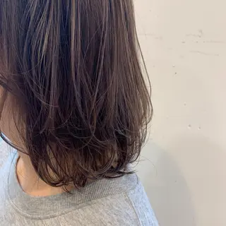 ミディアム カラー まろやかカラー🤎 みなとまほのヘアスタイル