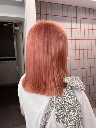 ミディアム カラー PELEshibuya所属・カットモデル様無料 💎saaya💎のヘアスタイル