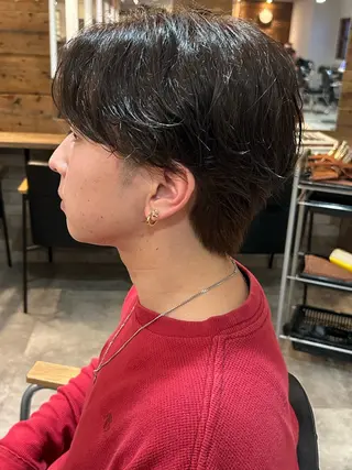 ショート Lafith  hair flamme所属・哲平／ショート／メ ンズ／ボブ／艶髪✨のヘアスタイル