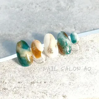ネイル Nail Salon   AO✳Emiのネイルデザイン