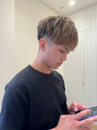 メンズ メンズカット/ ブリーチ/かほのヘアスタイル