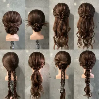 ミディアム ヘアアレンジ メンズモテパーマ💙 fuwaのヘアスタイル