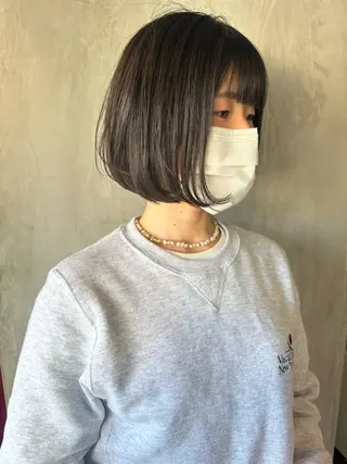 ショート カラー ヘアアレンジ stylist/蛯谷 珠里のヘアスタイル