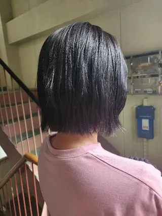 ミディアム 龍 悠紀のヘアスタイル